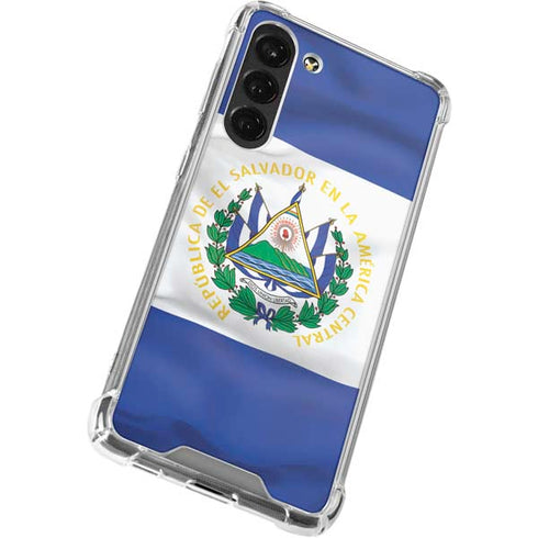 El Salvador Flag Galaxy S23 Plus Clear Case